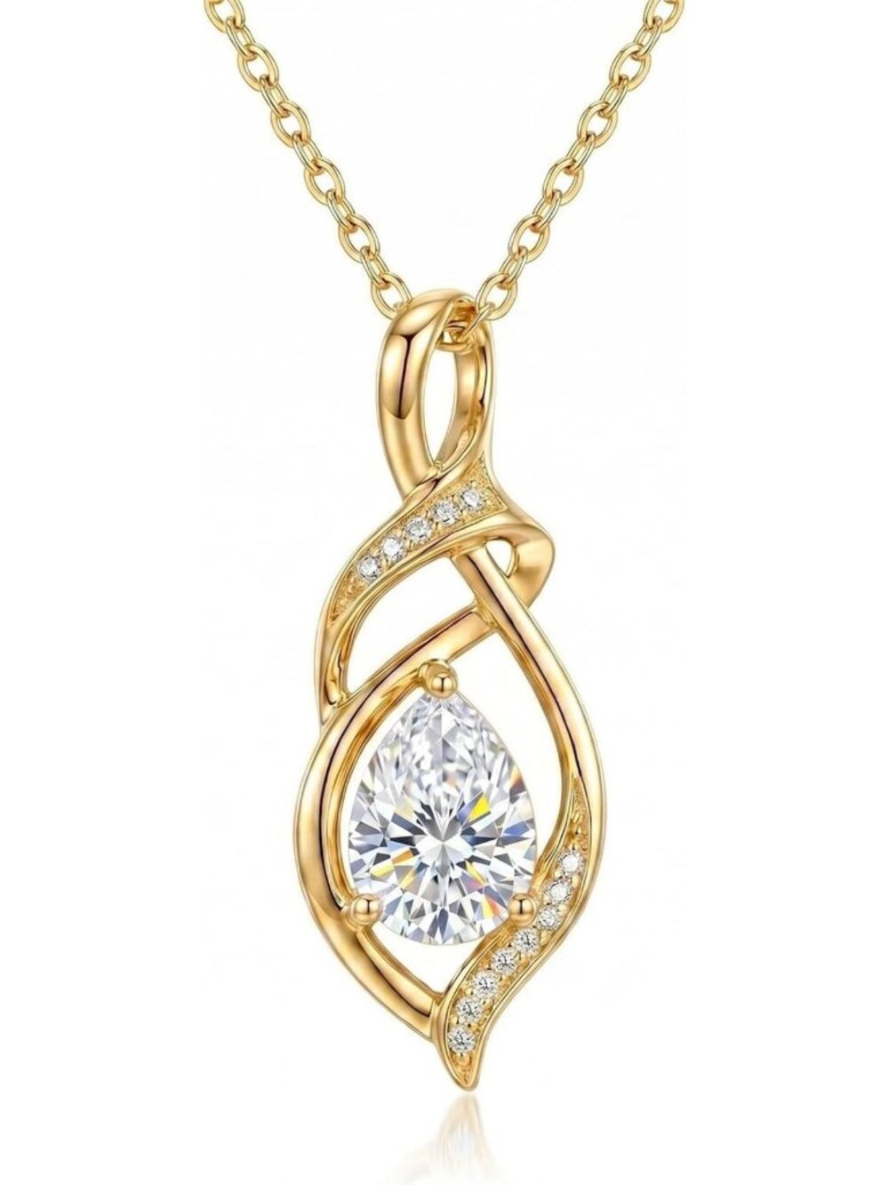 14K Gold Infinity Birthstone Necklace for Women - Elegant Love Jewelry Gift